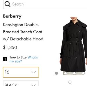 Burberry trench coat